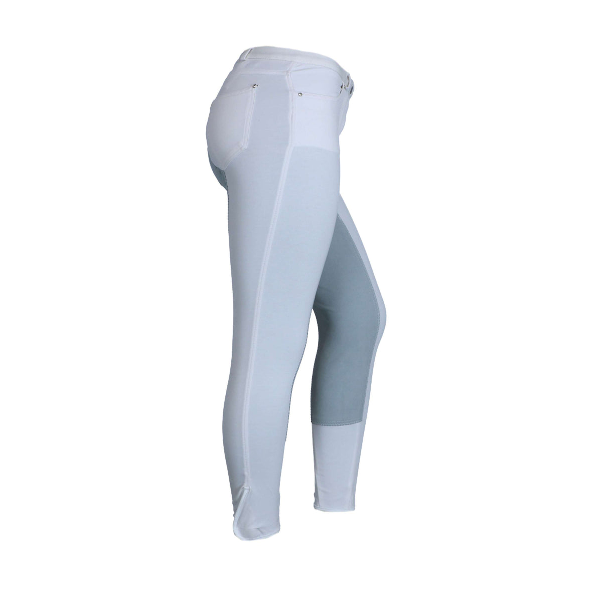 HKM Riding Breeches Comfort Fit 3/4 Seat White