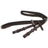 HKM Reins Interwoven Rubber Brown