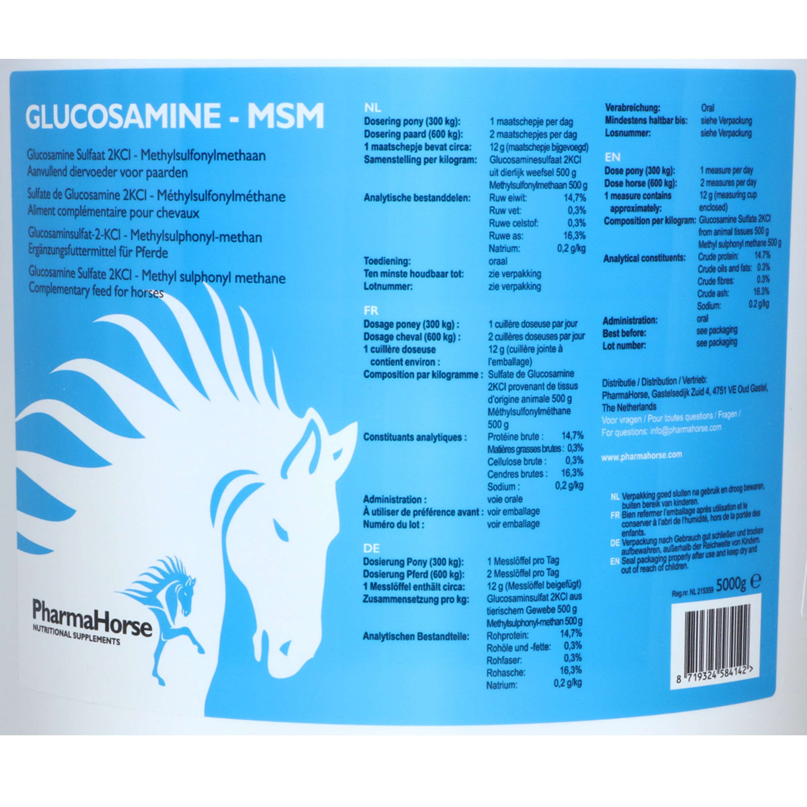 PharmaHorse Glucosamine MSM