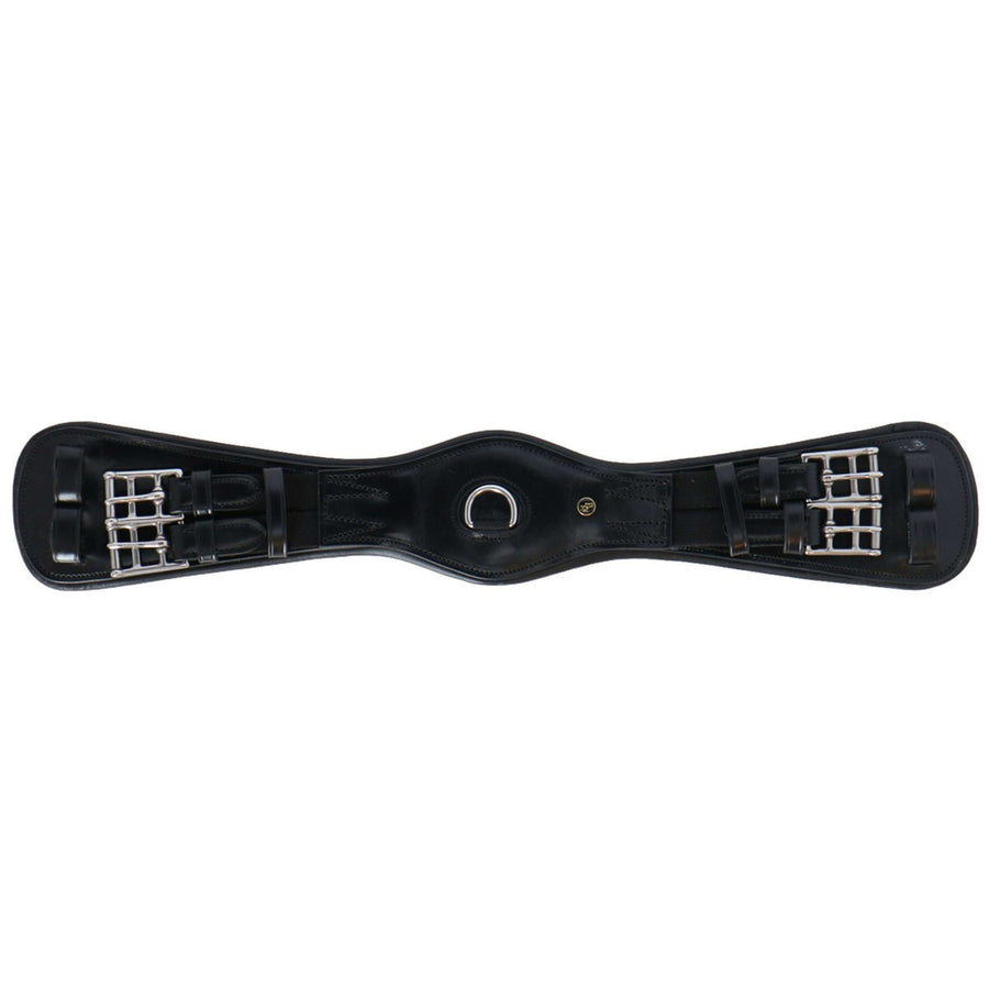 BR Dressage Girth Durham 2 Sided Elastic Black/Silver