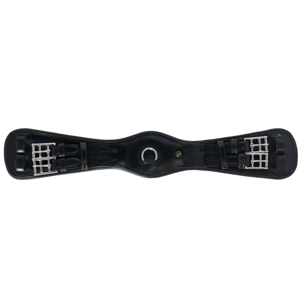 BR Dressage Girth Durham 2 Sided Elastic Black/Silver