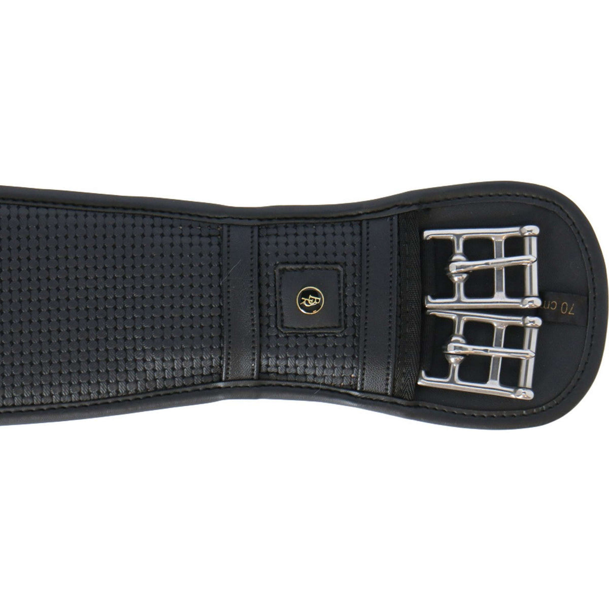 BR Dressage Girth Gentle Airwaffle 1 Side Black