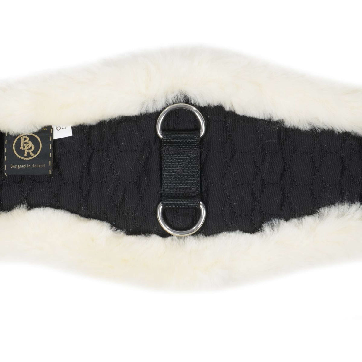 BR Dressage Girth Anatomic Sheepskin Naturel