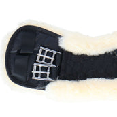 BR Girth Eclipse Round with Sheepskin Black