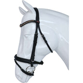 Premiere Bridle Rennes Combi Linen Reins Black