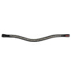 Premiere Browband Lyskamm Curved Crystal Black/White