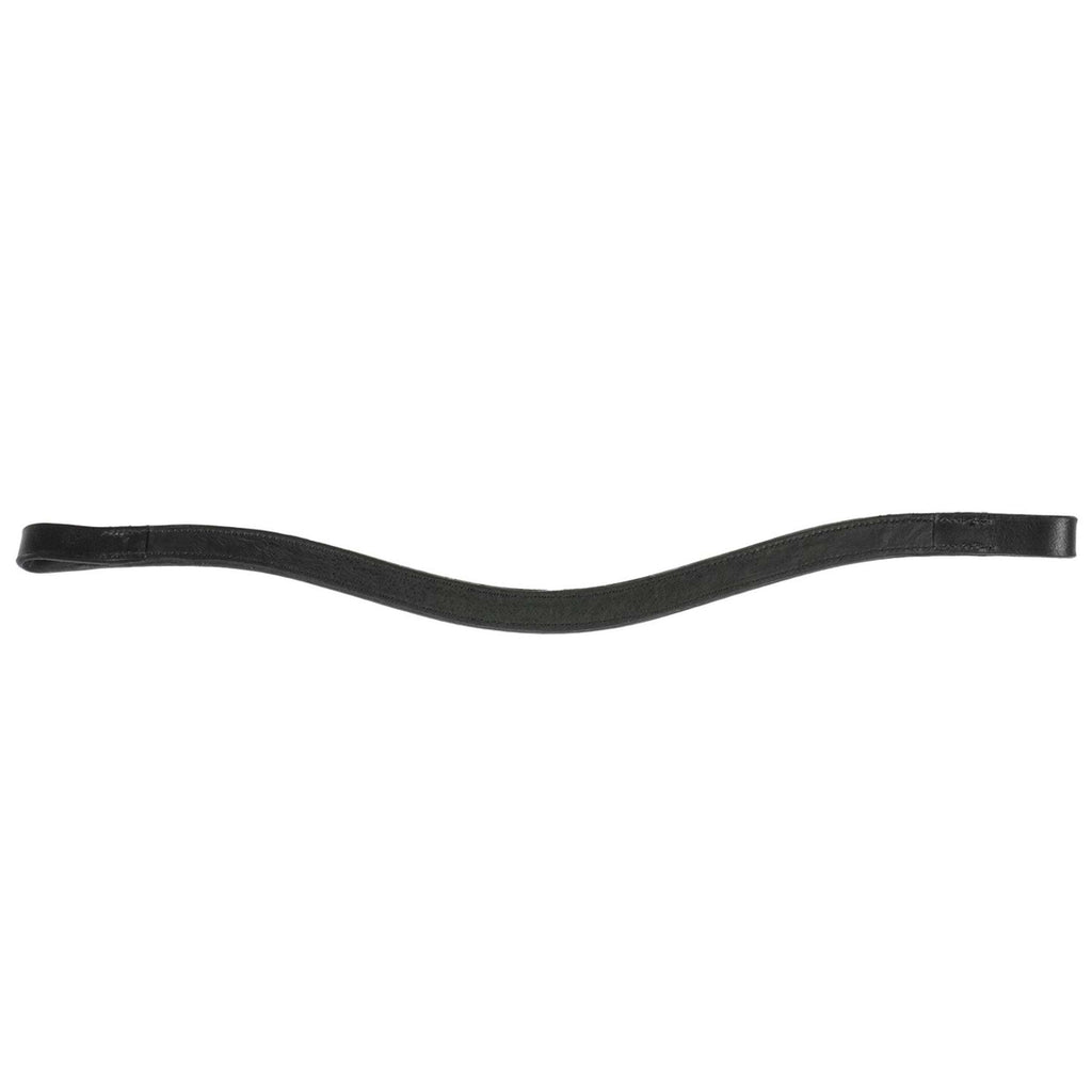 Premiere Browband Lyskamm Curved Crystal Black