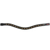Premiere Browband Lyskamm Curved Crystal Black/White Topaz