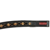 Premiere Browband Lyskamm Curved Crystal Black/White Topaz