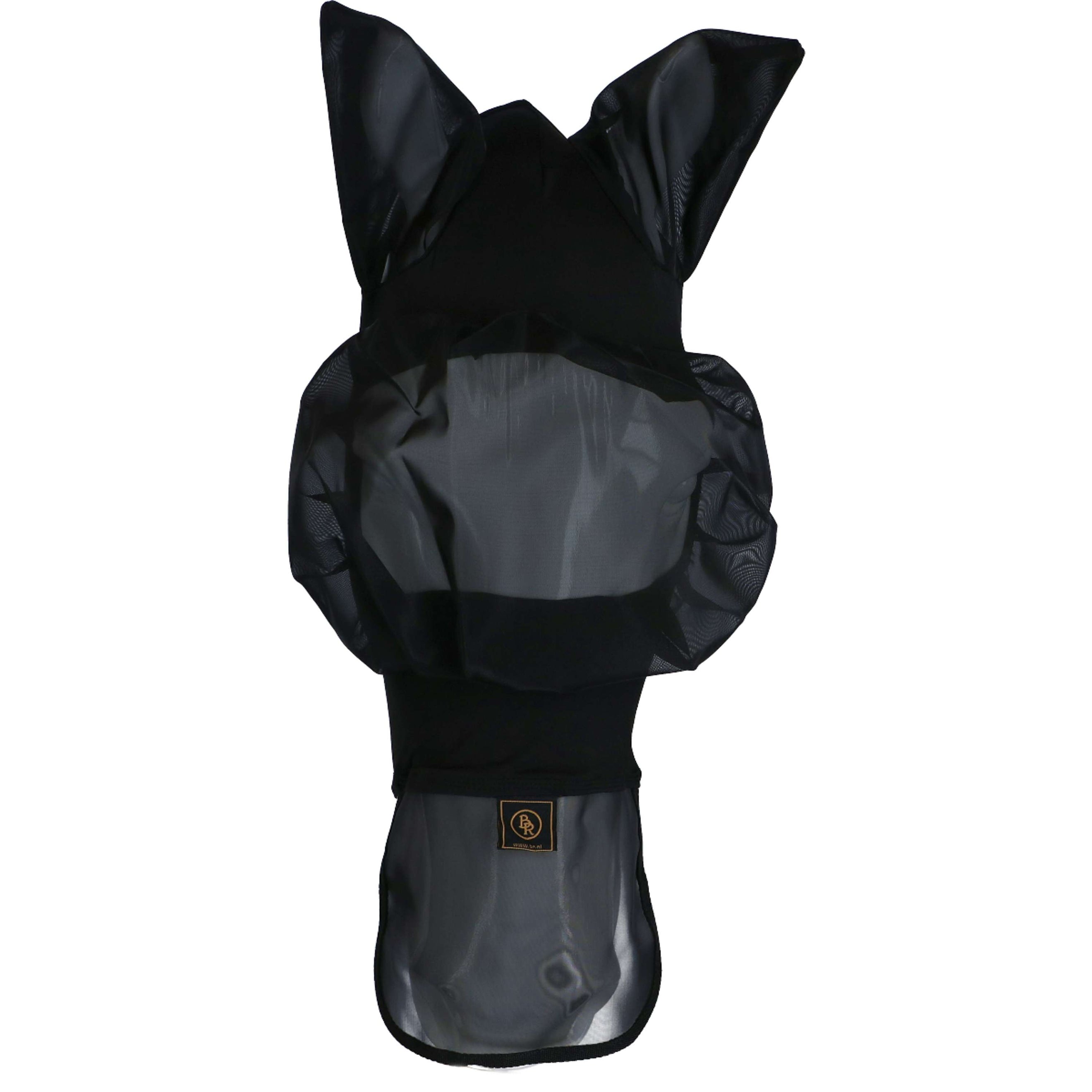 BR Fly Mask with Ears Mesh/Lycra Black