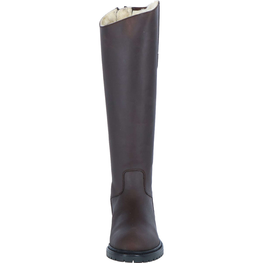 BR Winter Boots Greenland II Nubuck with a Rubber Sole Brown