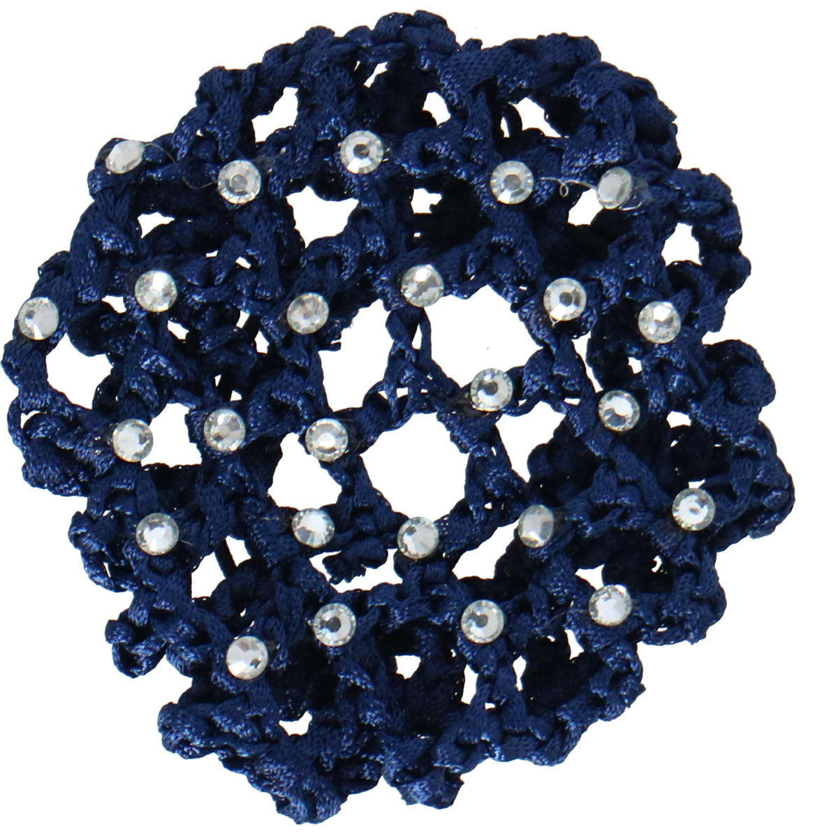 BR Hairnet with Big Mesh and Diamonds Blue