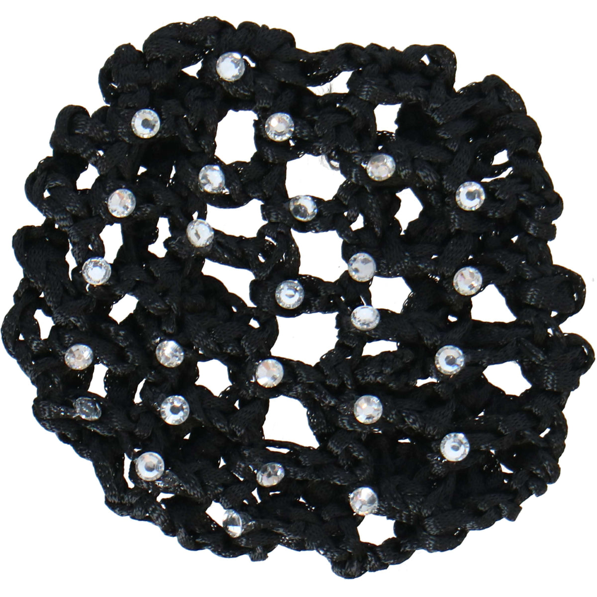 BR Hairnet with Big Mesh and Diamonds Black