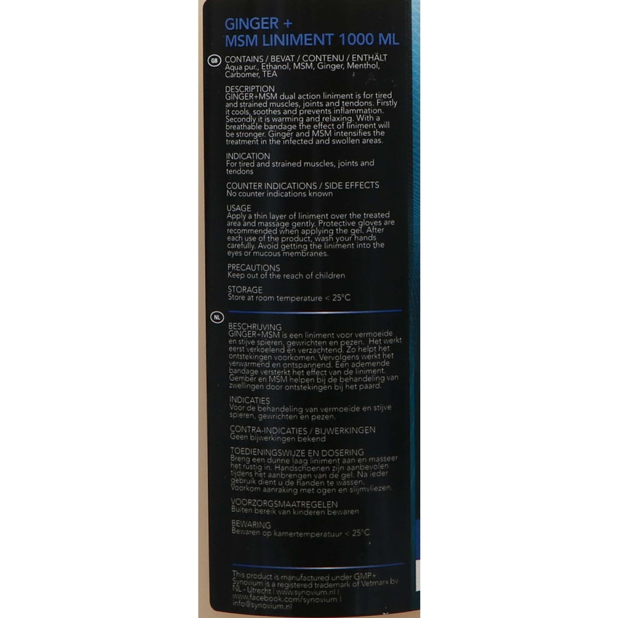 Synovium Ginger MSM Liniment