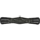 HORKA Dressage Girth Soft Padded Leather Black/Silver