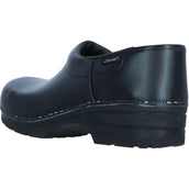 Euro-Dan Clog Sigge PU with a Tight Heel Black