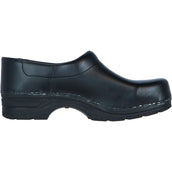 Euro-Dan Clog Sigge PU with a Tight Heel Black