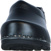 Euro-Dan Clog Sigge PU with a Tight Heel Black