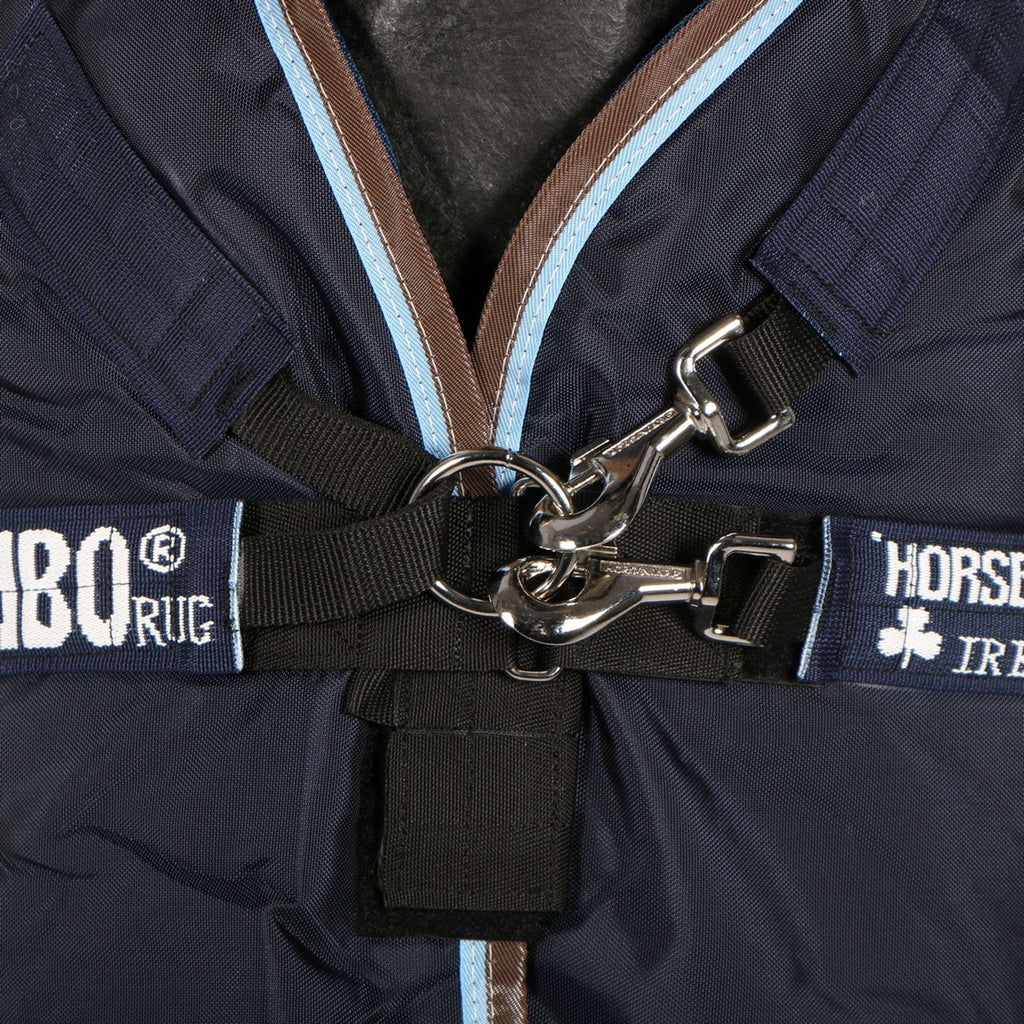 Rambo Winter Rug Duo 100g + 300g Navy/Sky Blue