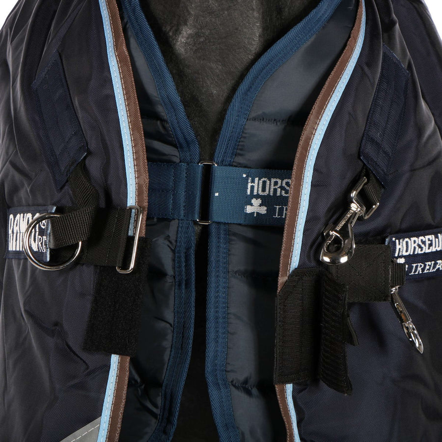 Rambo Winter Rug Duo 100g + 300g Navy/Sky Blue