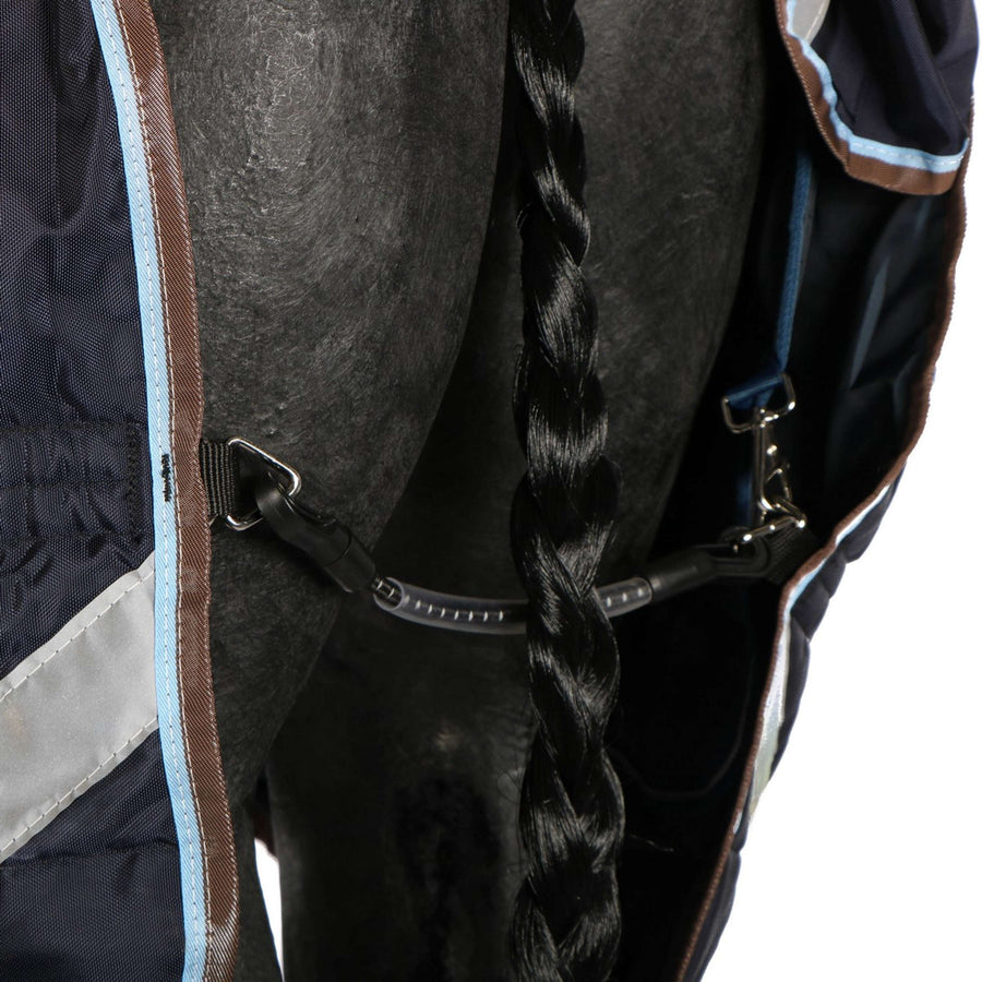 Rambo Winter Rug Duo 100g + 300g Navy/Sky Blue