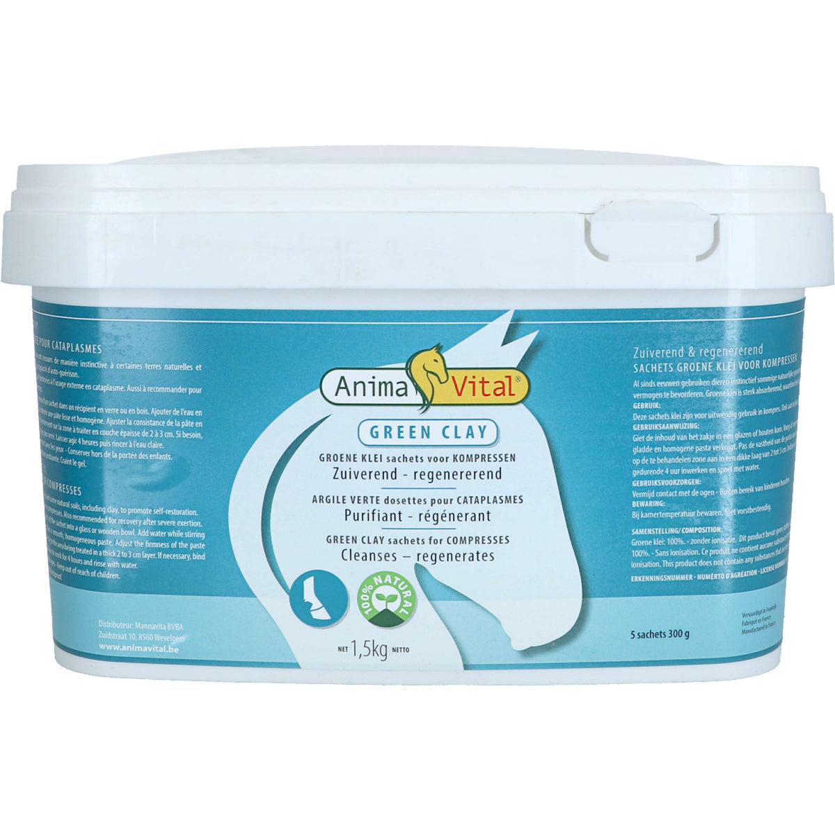 Animavital Green Clay Powder