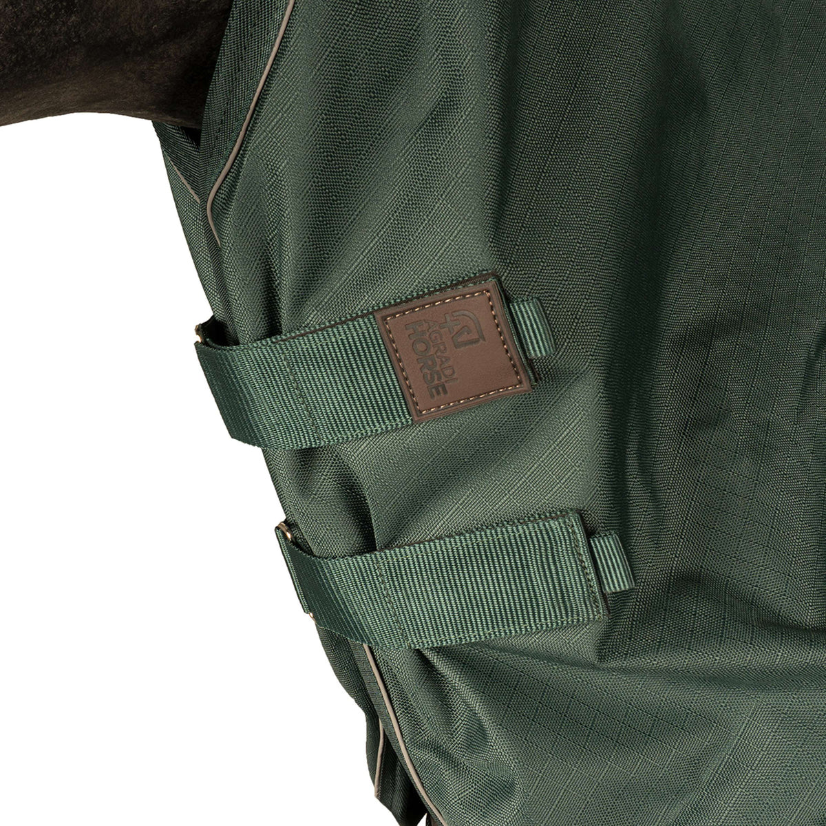 Agradi Horse Neck Cover 1200D 0gr Reflective Trim Green