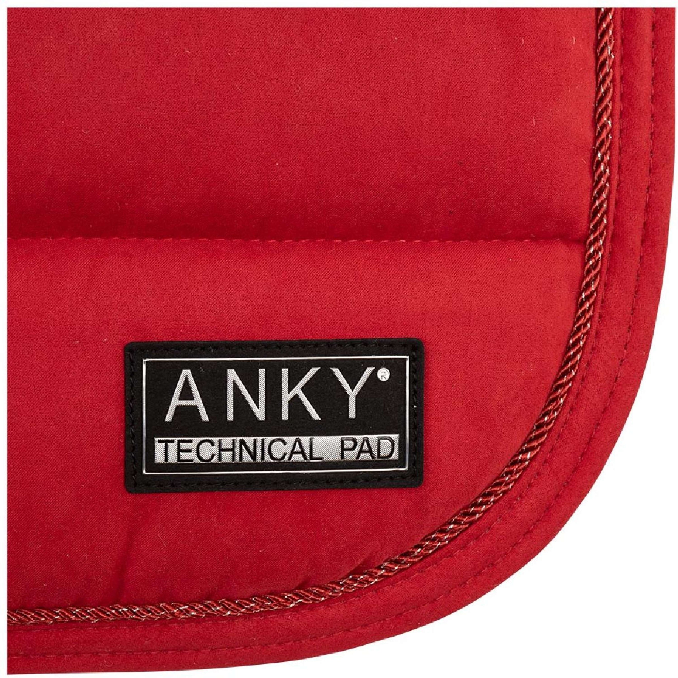 ANKY Saddlepad Anatomic Tech Dressage True Red