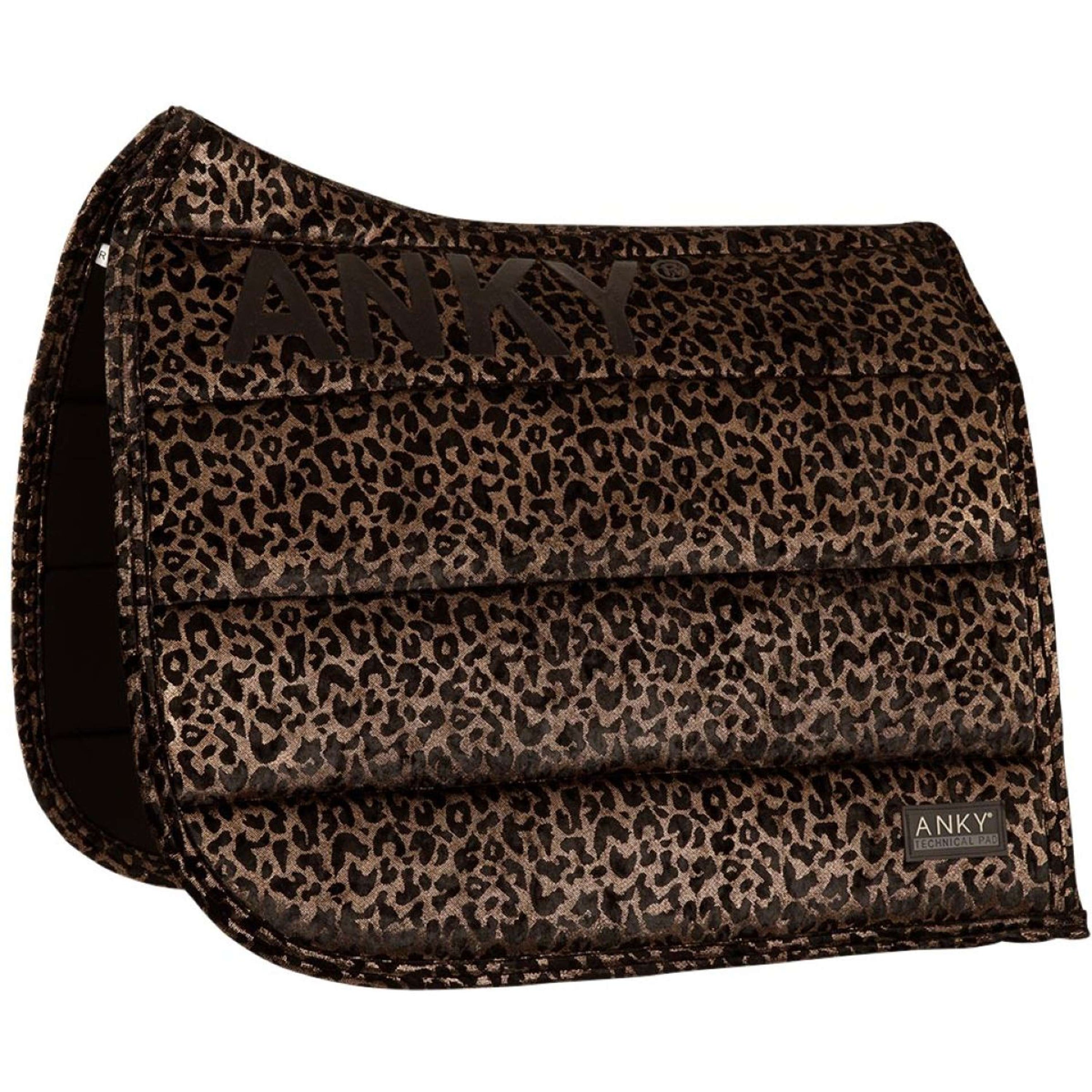 ANKY Saddlepad Leopard Print Dressage Copper