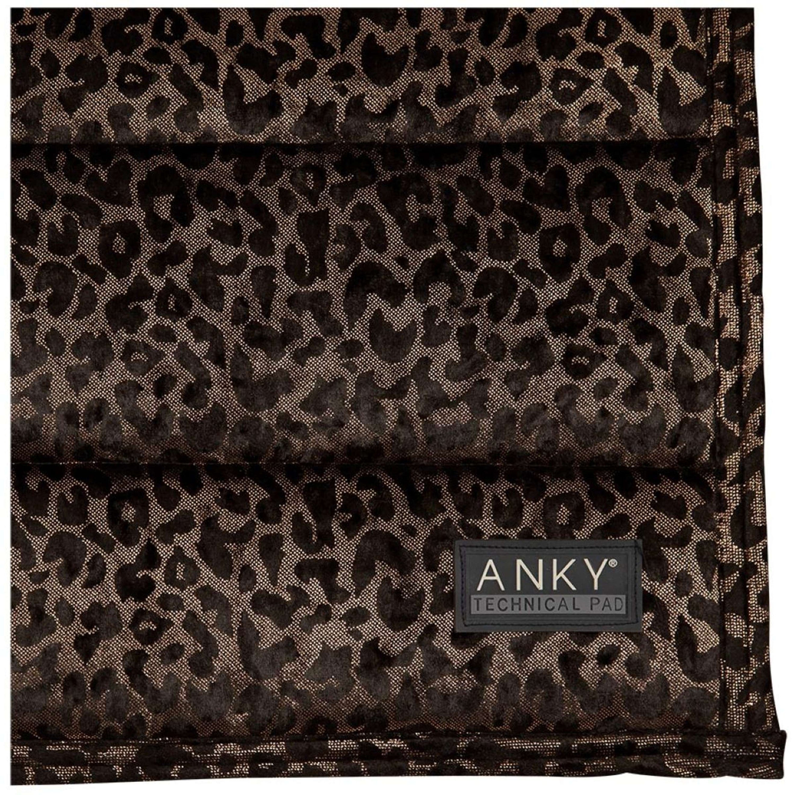 ANKY Saddlepad Leopard Print Dressage Copper