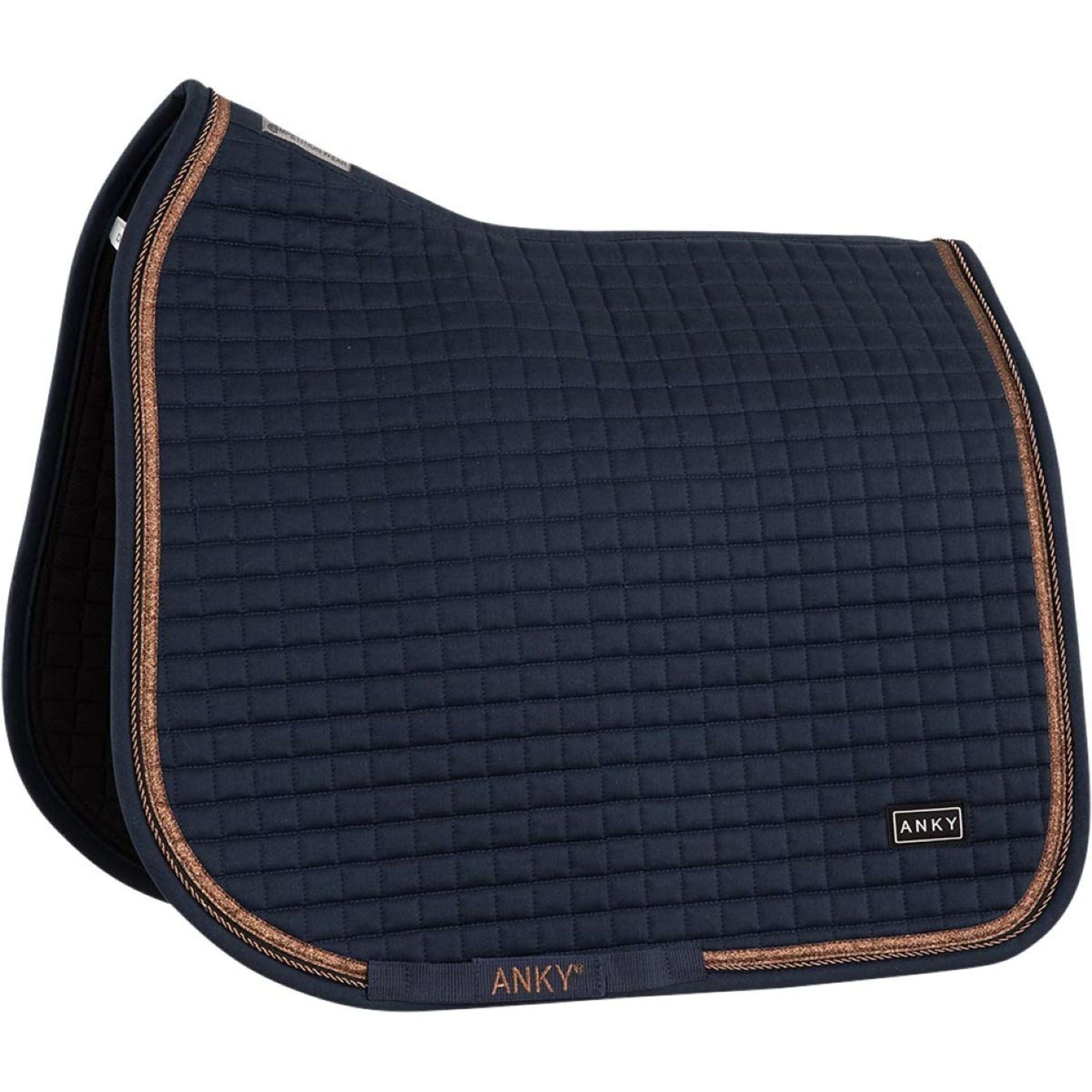 ANKY Saddlepad Cotton Twill Dressage Dark Navy