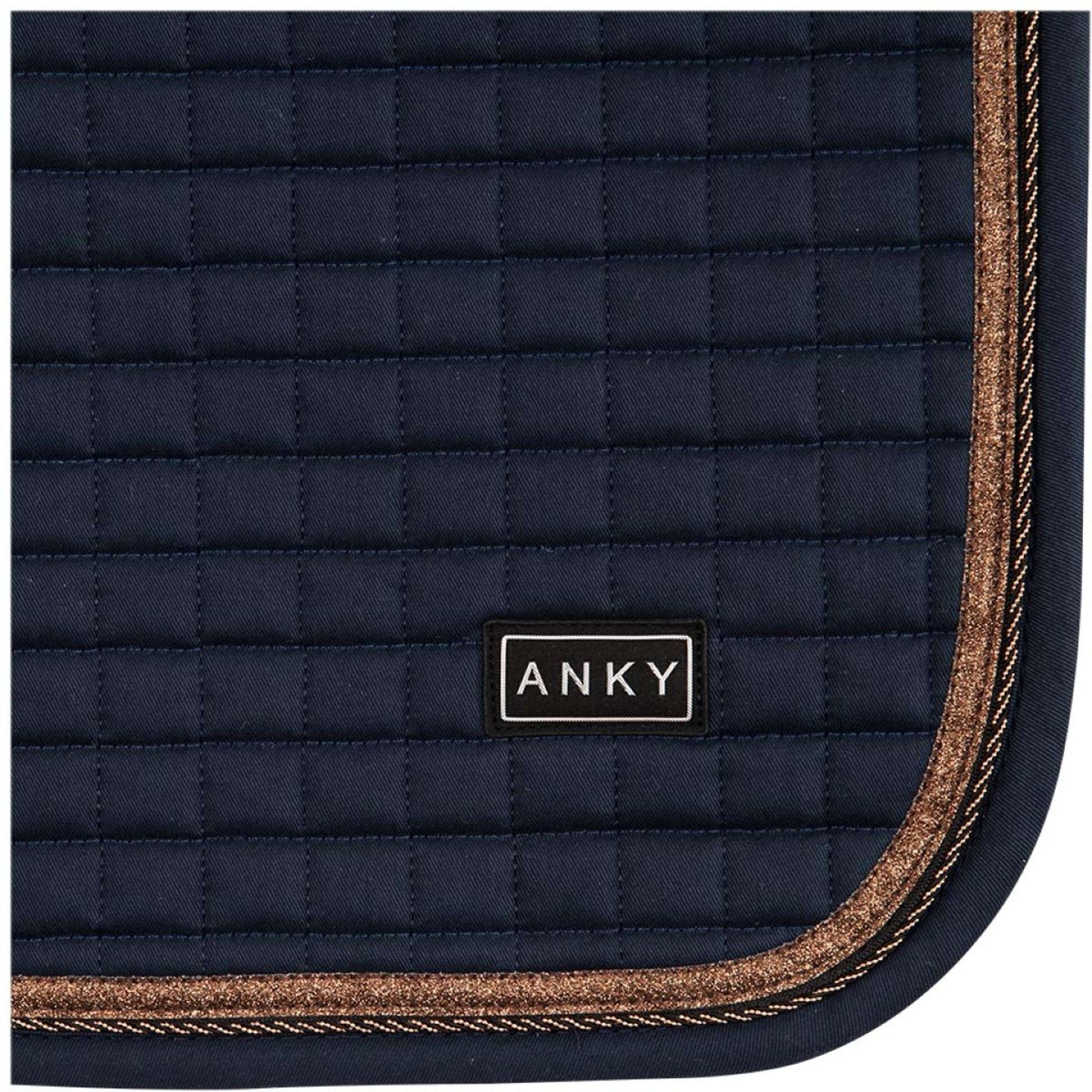 ANKY Saddlepad Cotton Twill Dressage Dark Navy