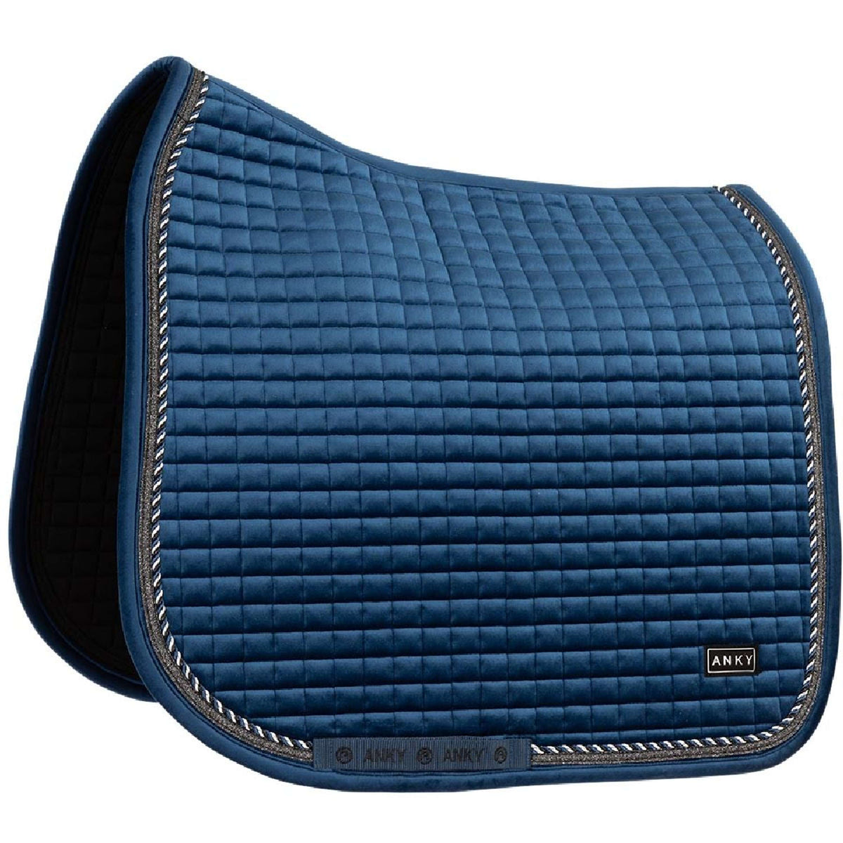 ANKY Saddlepad Velvet Dressage Legion Blue