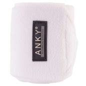 ANKY Bandages Basic Fleece Set of 4 White