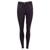 Anky Breeches Punched Girls Full Leather Seat Black