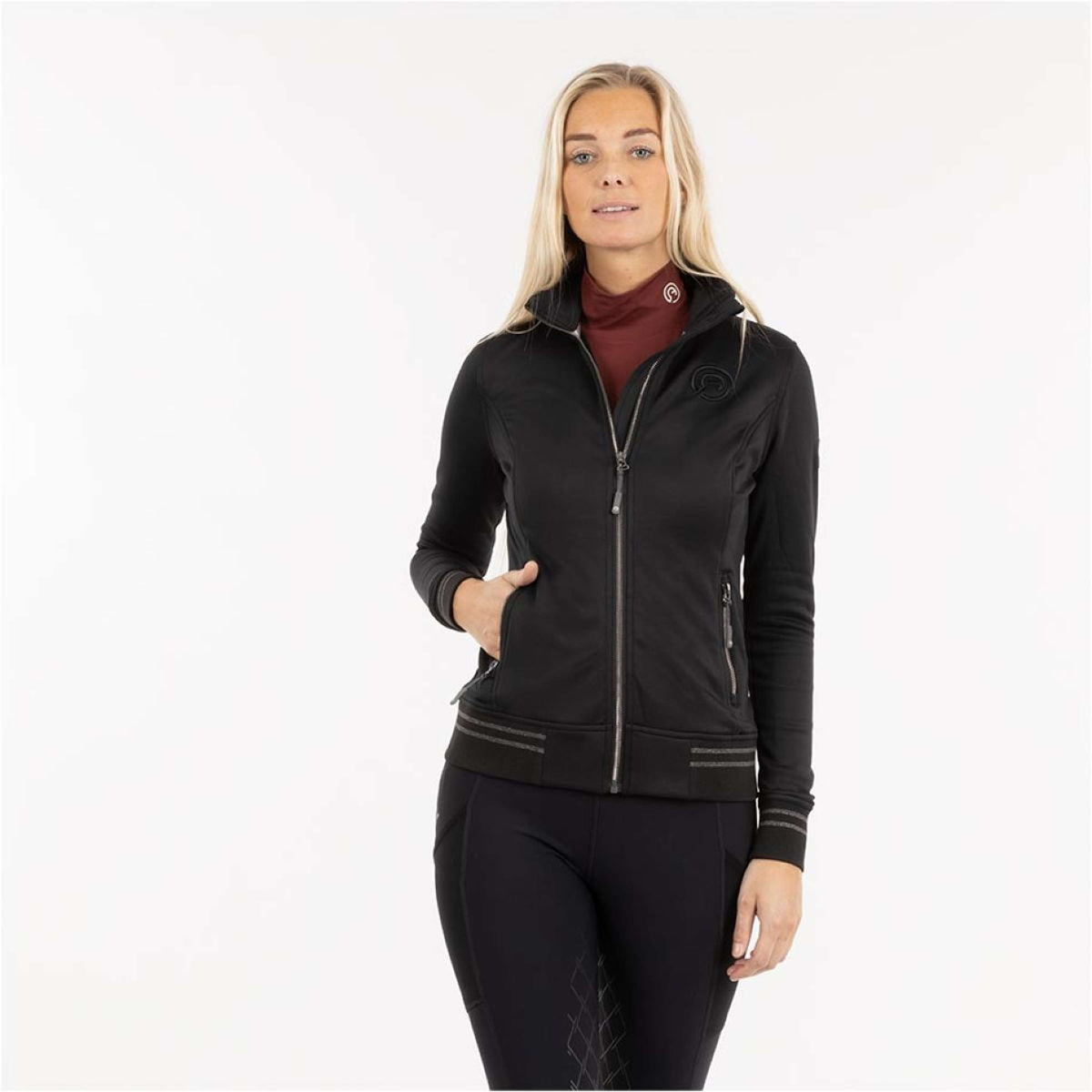 ANKY Zip-Hoodie Technostretch Black