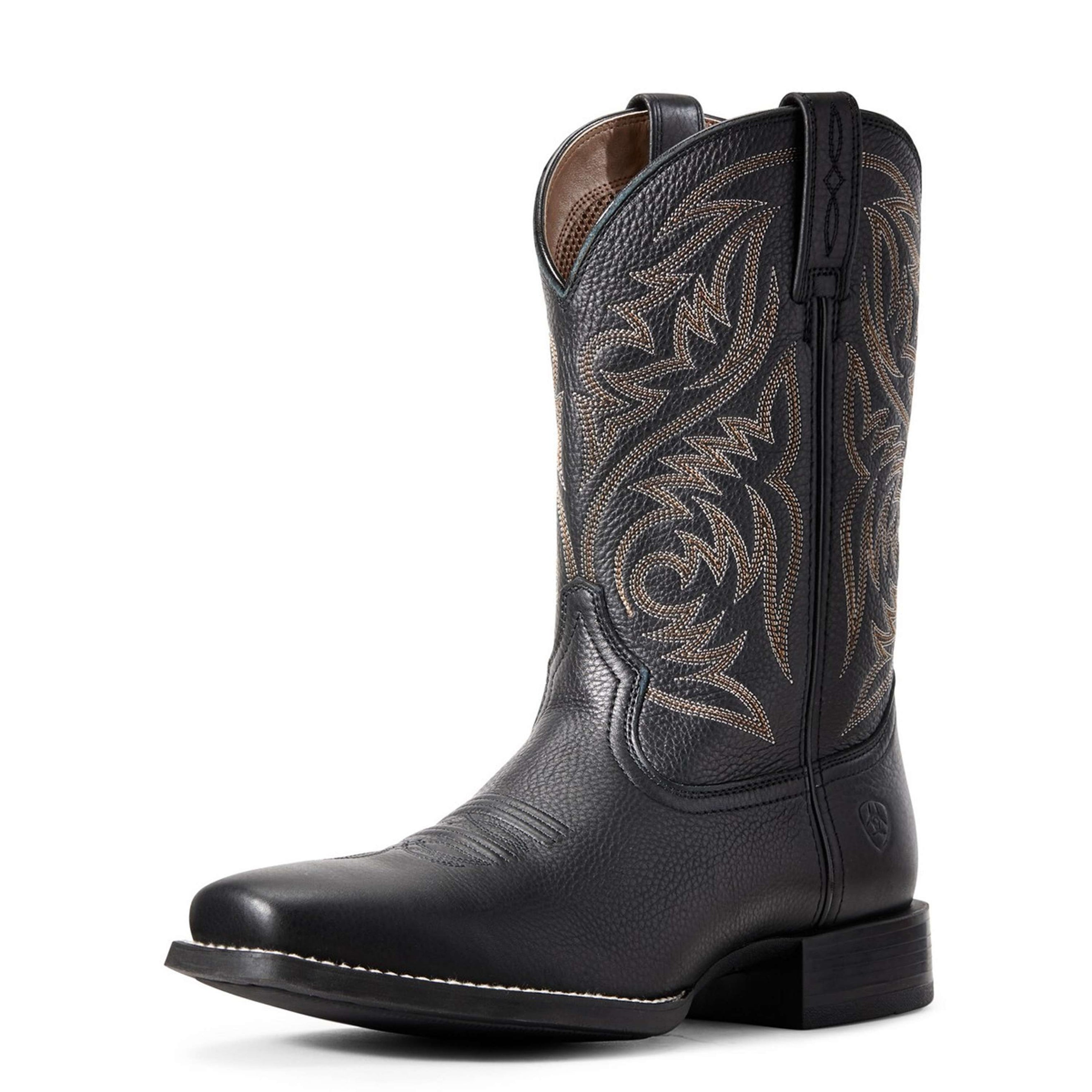 Ariat Westernboot Sports Herdsman Man's Black Deertan 11\46 Black Deertan