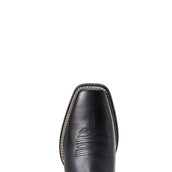 Ariat Westernboot Sports Herdsman Man's Black Deertan