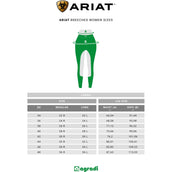 Ariat Breeches Tri Factor Ladies Grip Full Seat White