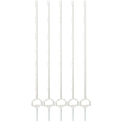 Ako Plastic Post with Stirrup 5 Pieces White