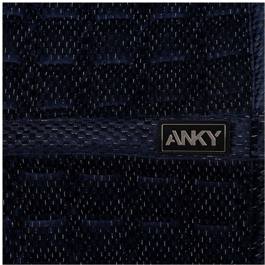 ANKY Saddlepad Check Velvet XB25003 Dressage Midnight Blue