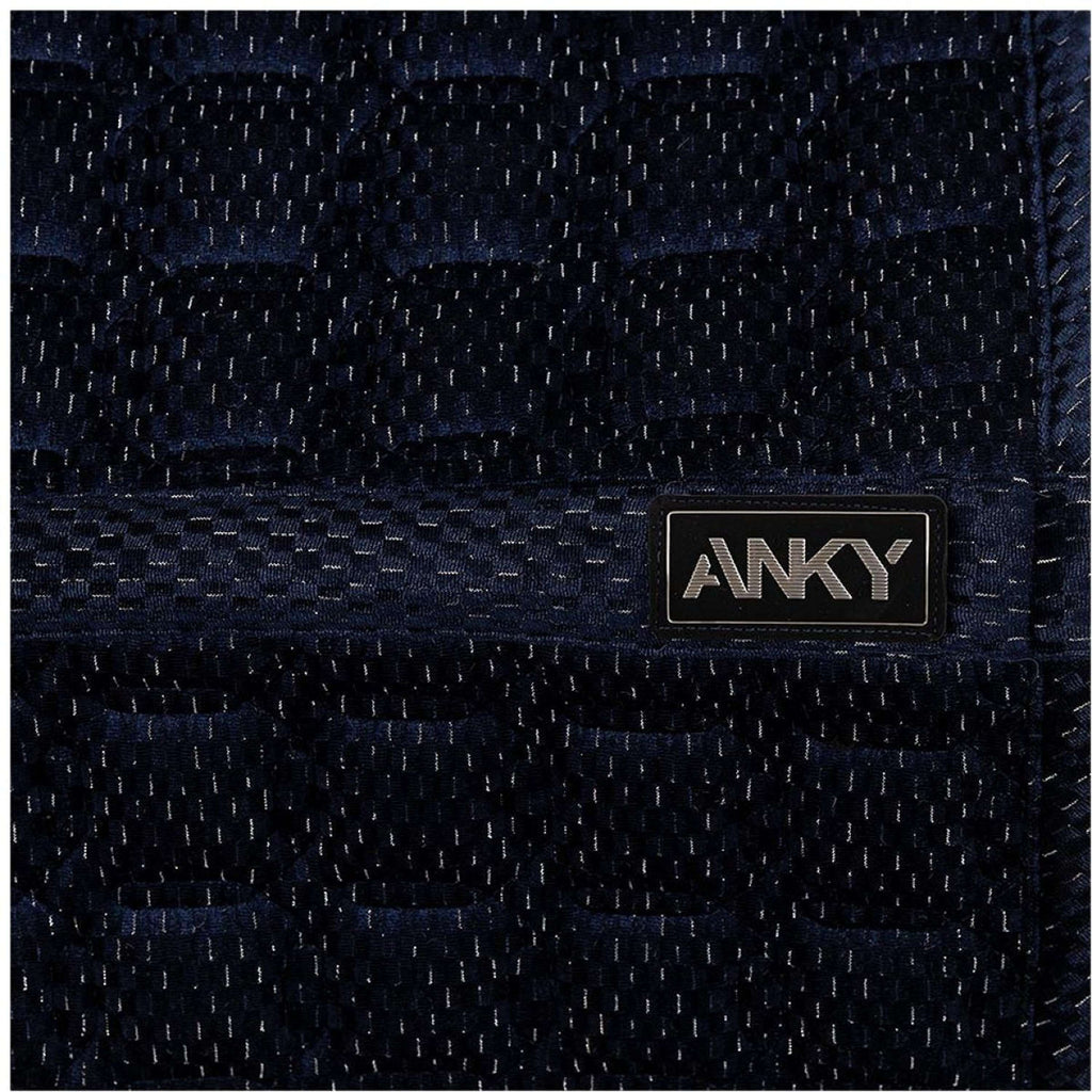 ANKY Saddlepad Check Velvet XB25003 Dressage Midnight Blue