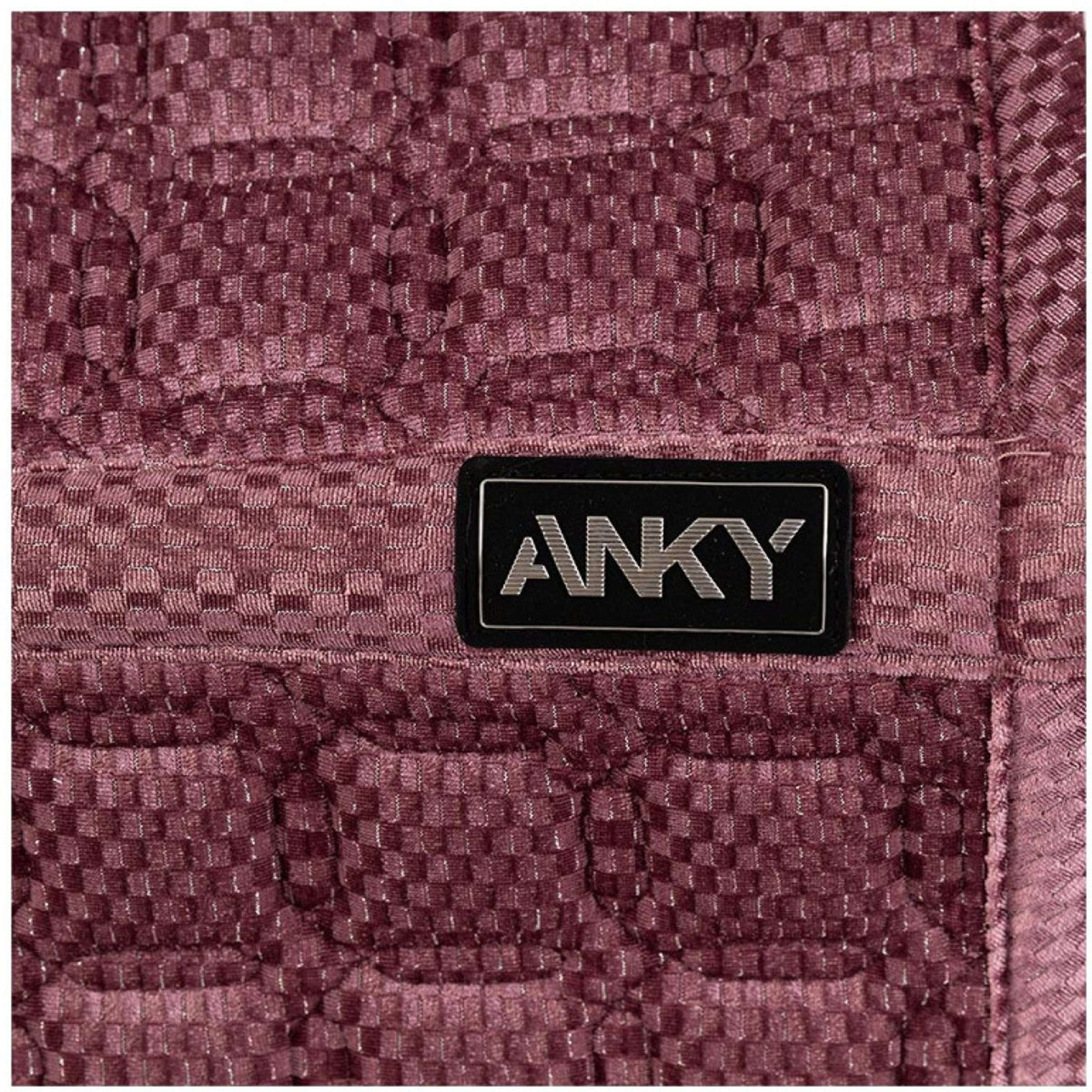 ANKY Saddlepad Check Velvet XB25003 Dressage Mellow Mauve