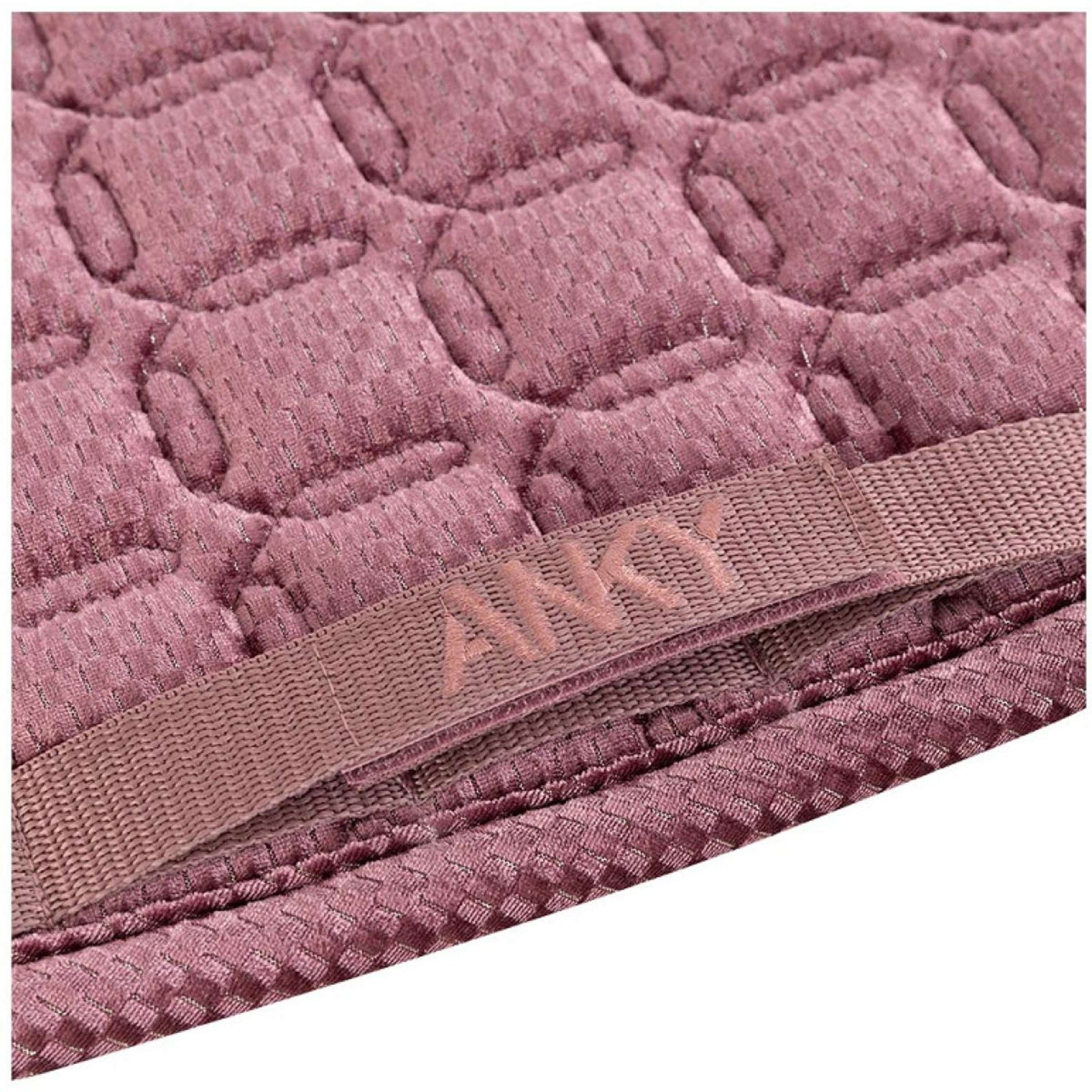 ANKY Saddlepad Check Velvet XB25003 Dressage Mellow Mauve