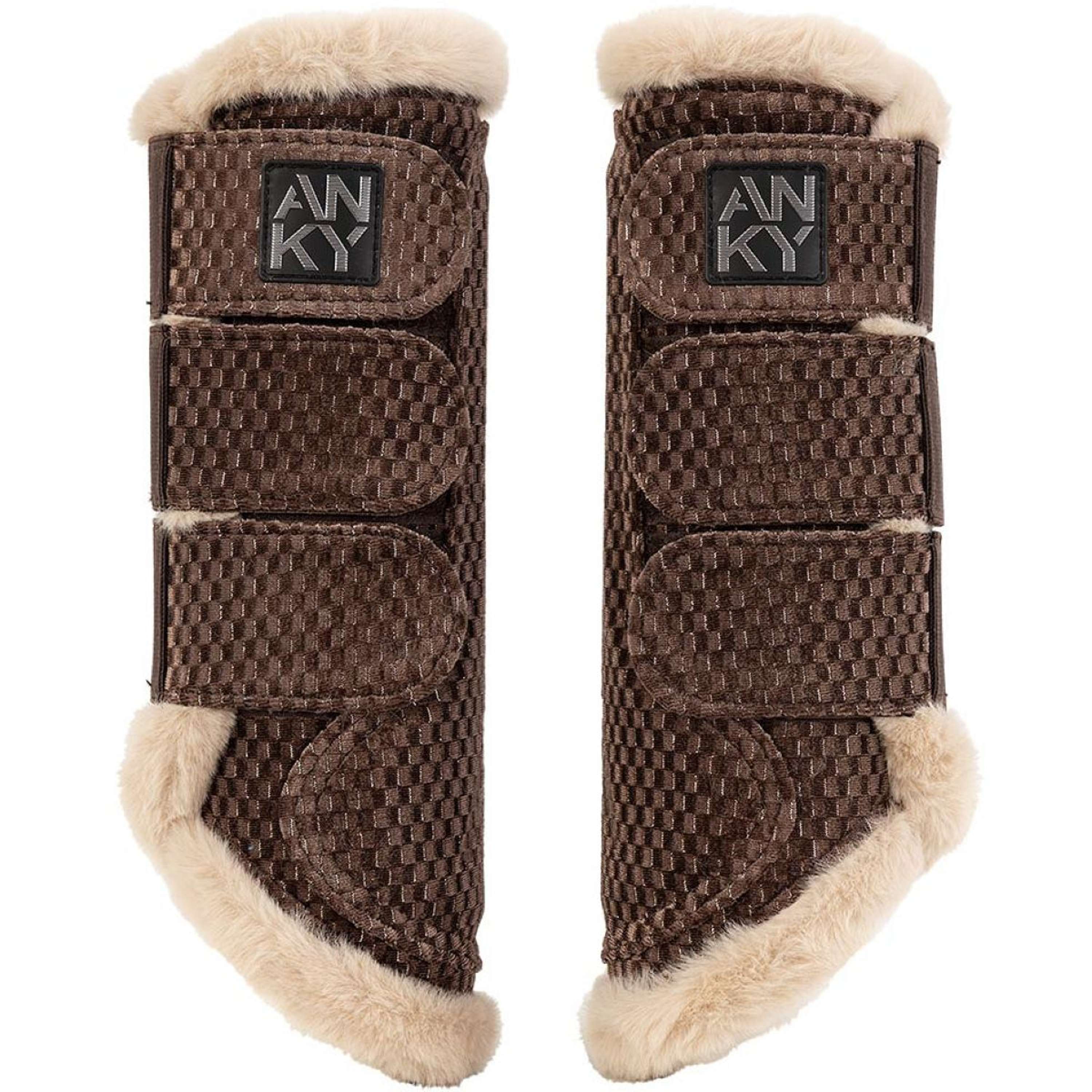 ANKY Dressage Boots Check Velvet ATB25005 Deep Taupe