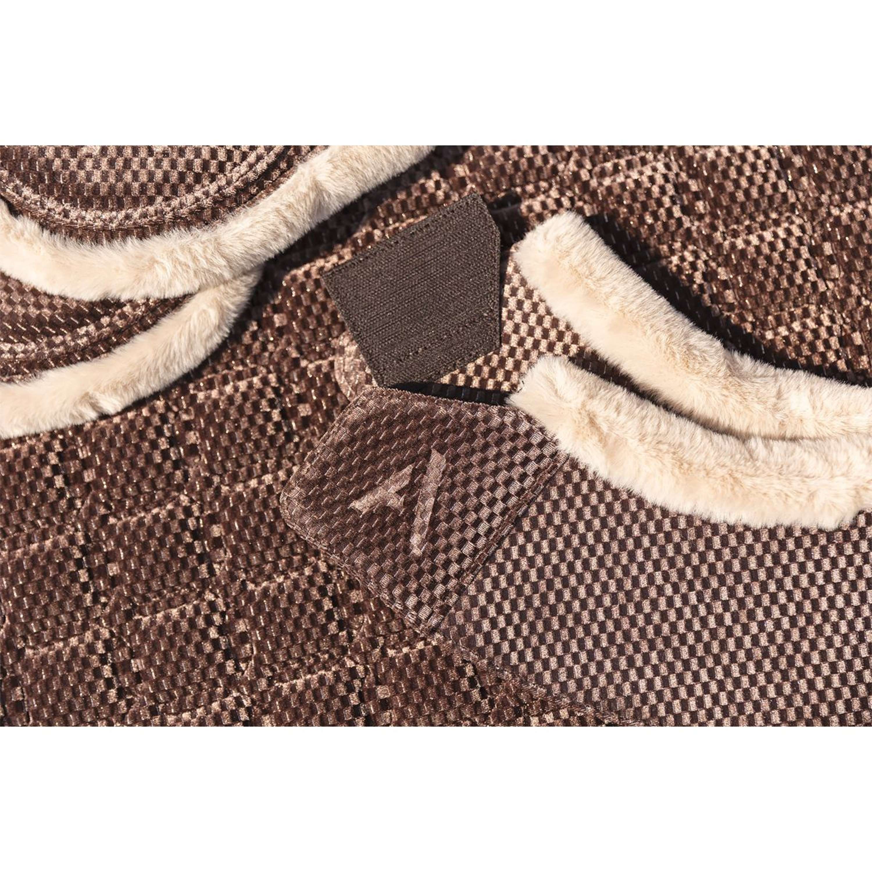 ANKY Bell Boots Check Velvet ATB25009 Deep Taupe