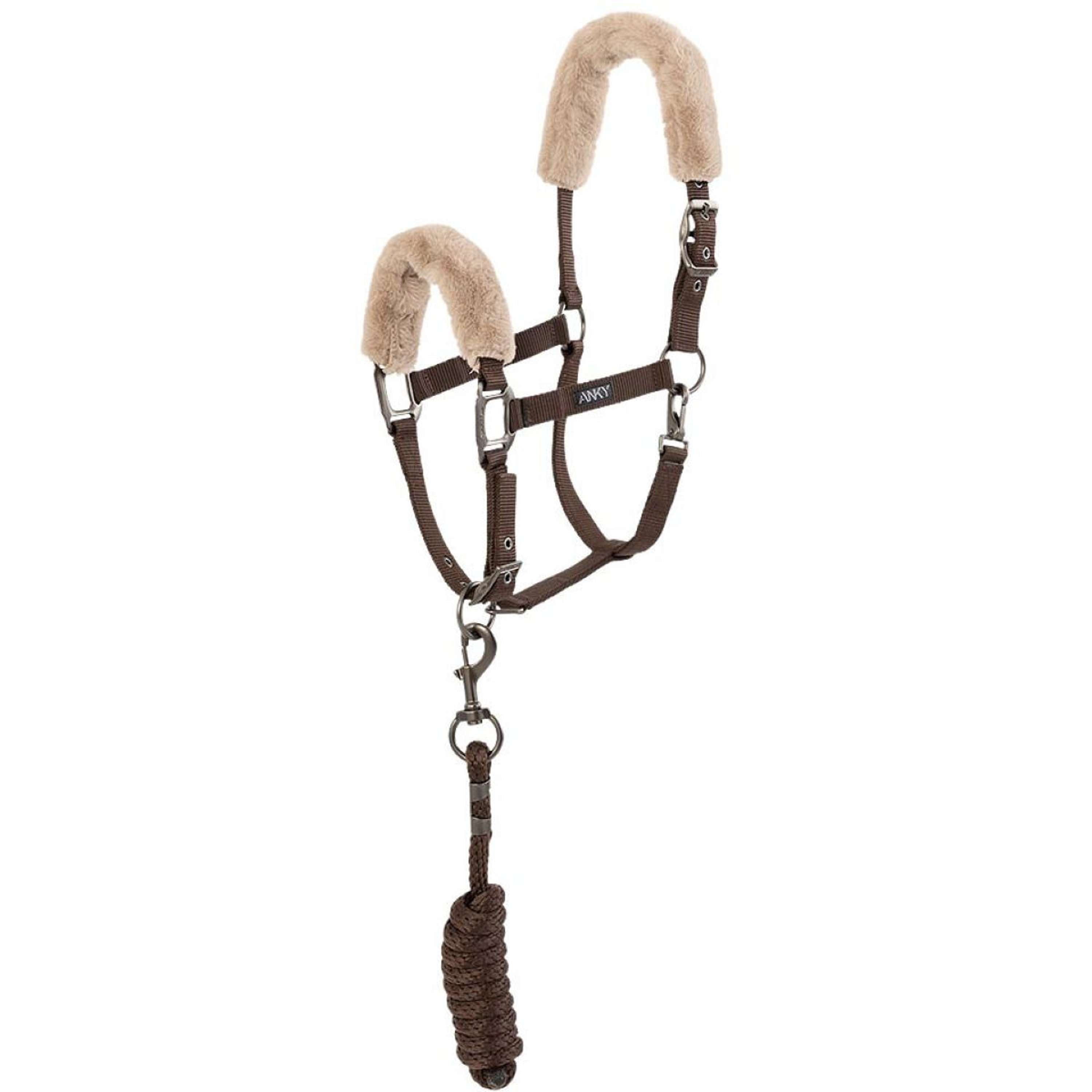 ANKY Halter Set Check Velvet ATH25002 Deep Taupe