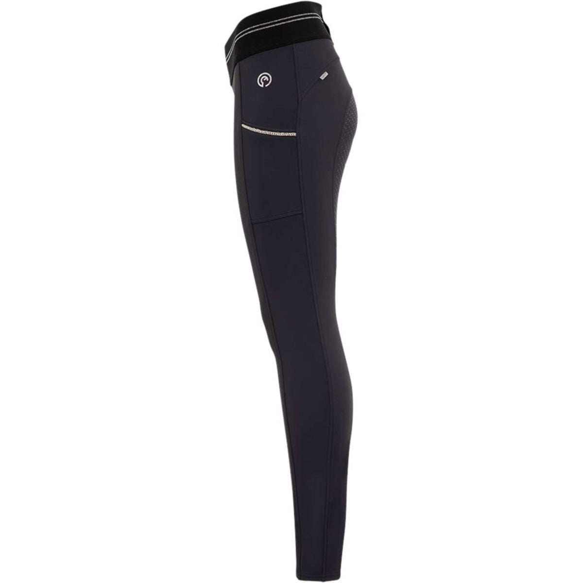 Anky Riding Legging Tournament Full Grip Ladies Ebony