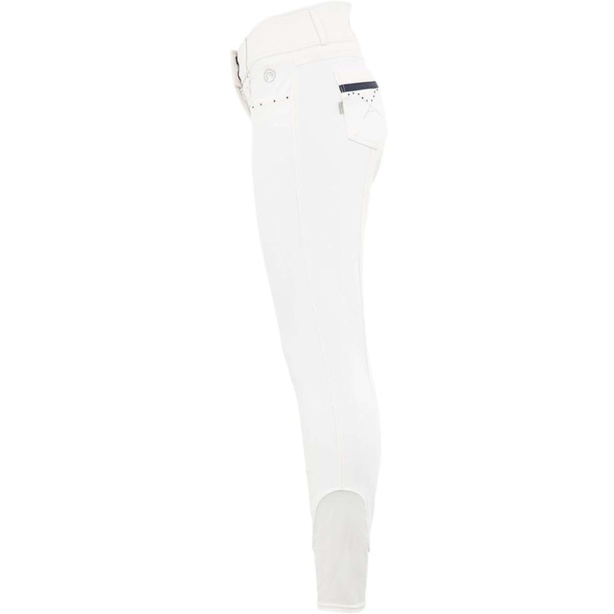 Anky Breeches Stone Taped Full Grip Ladies White