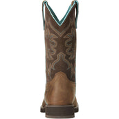 Ariat Western Boots Delilah Round Toe Distressed Brown